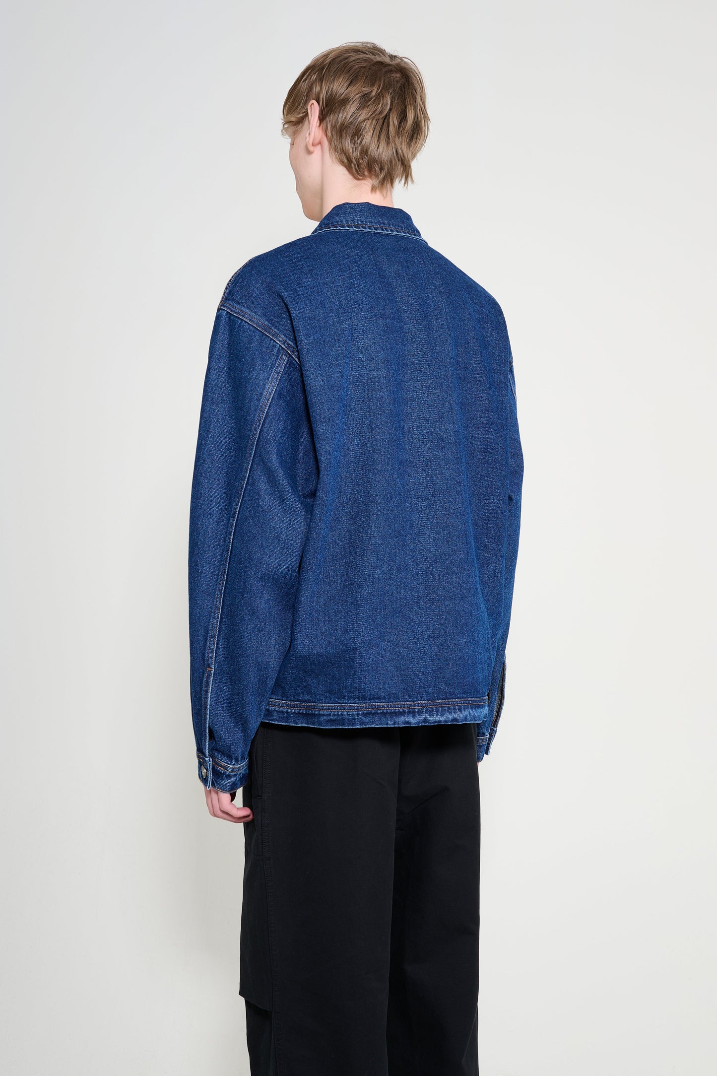 No Problemo Nayoko Heavyweight Denim Jacket Blue