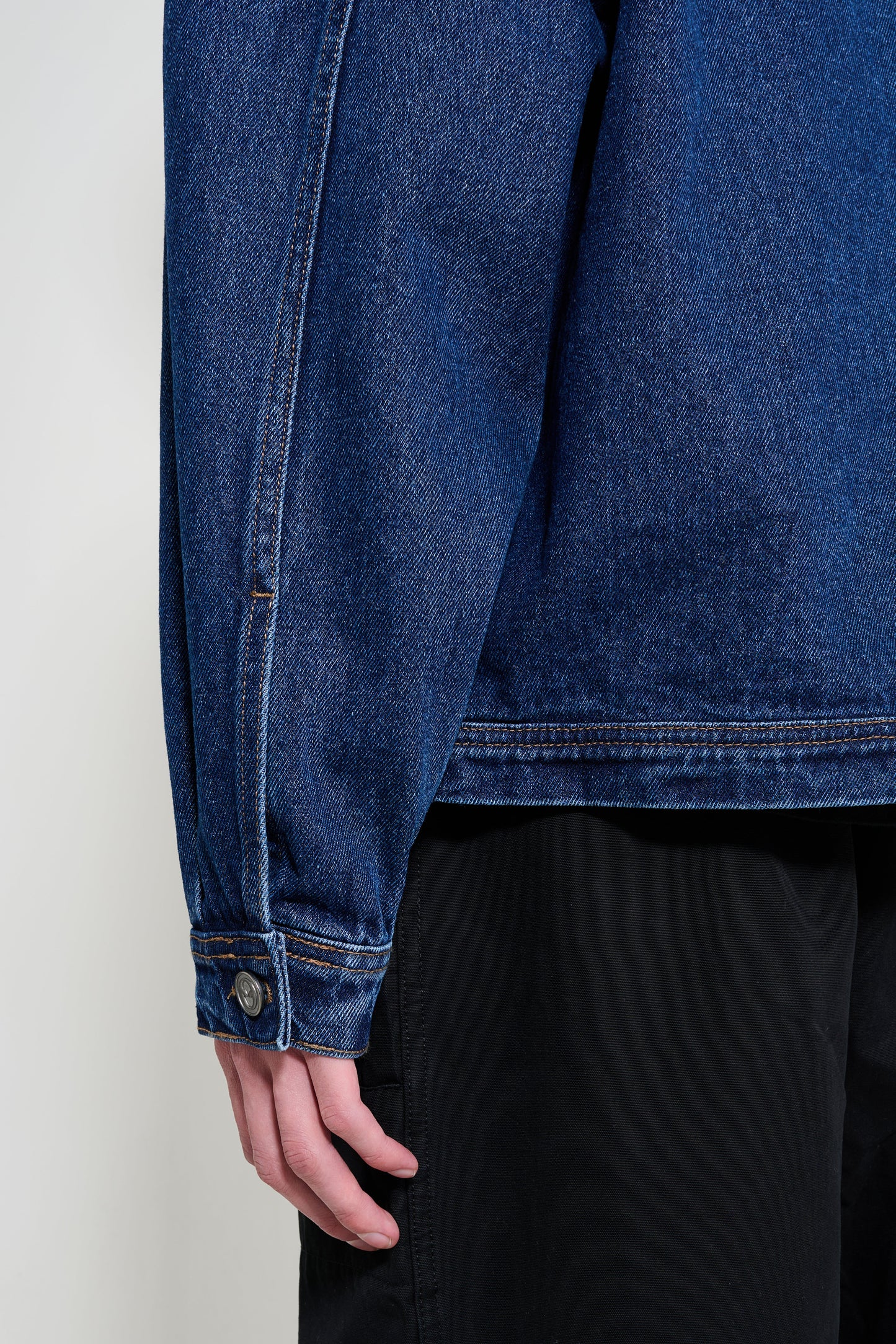 No Problemo Nayoko Heavyweight Denim Jacket Blue