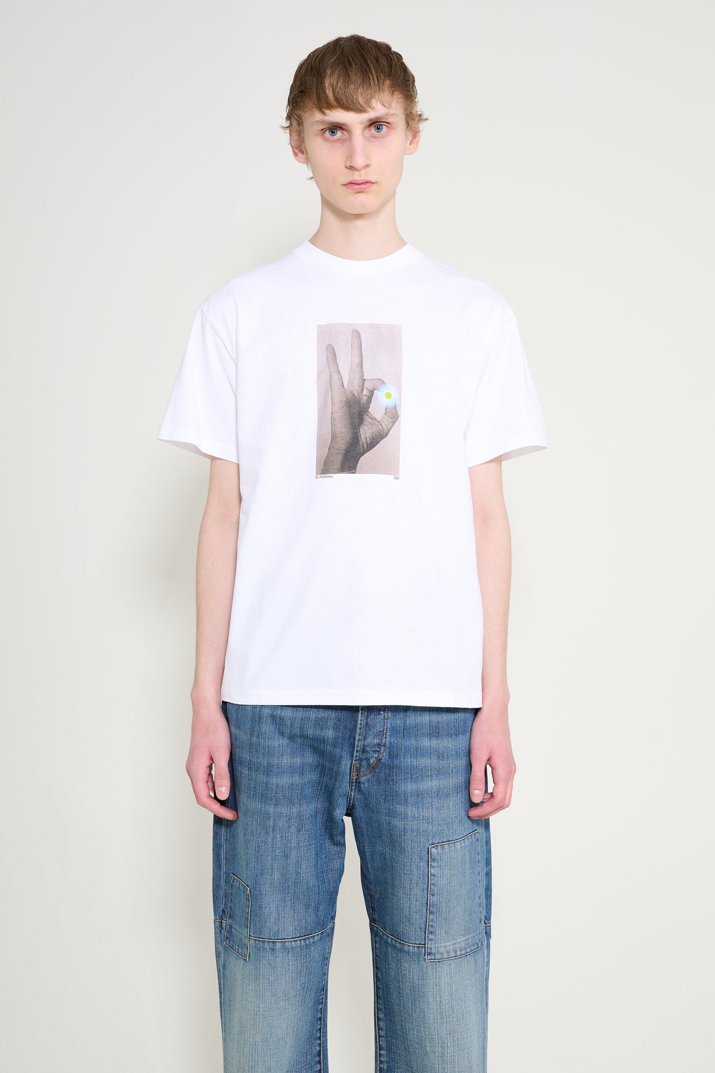 No Problemo Pill Short Sleeve Tee White