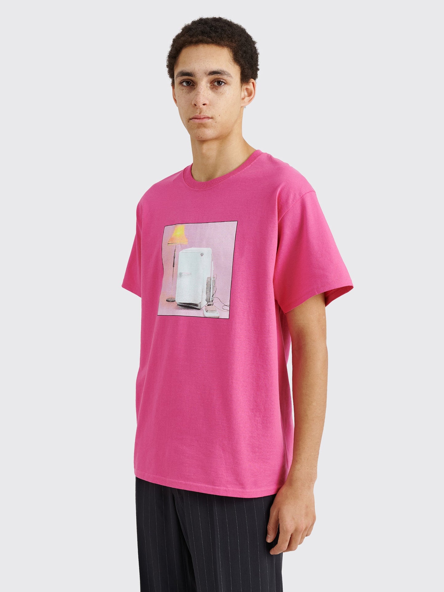 Noah x The Cure Logo Tee Pink