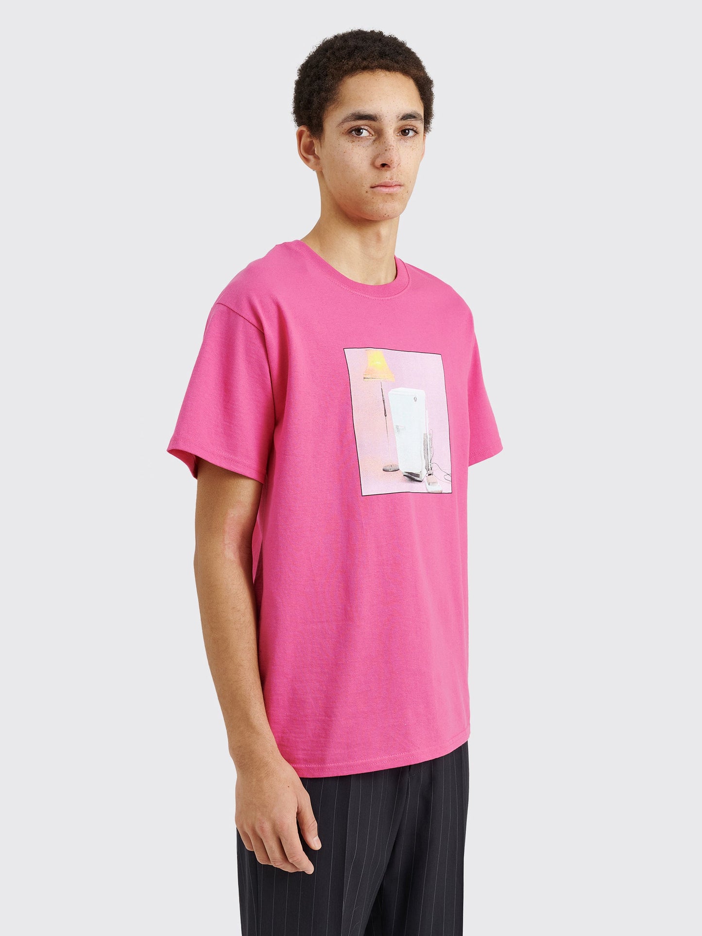 Noah x The Cure Logo Tee Pink