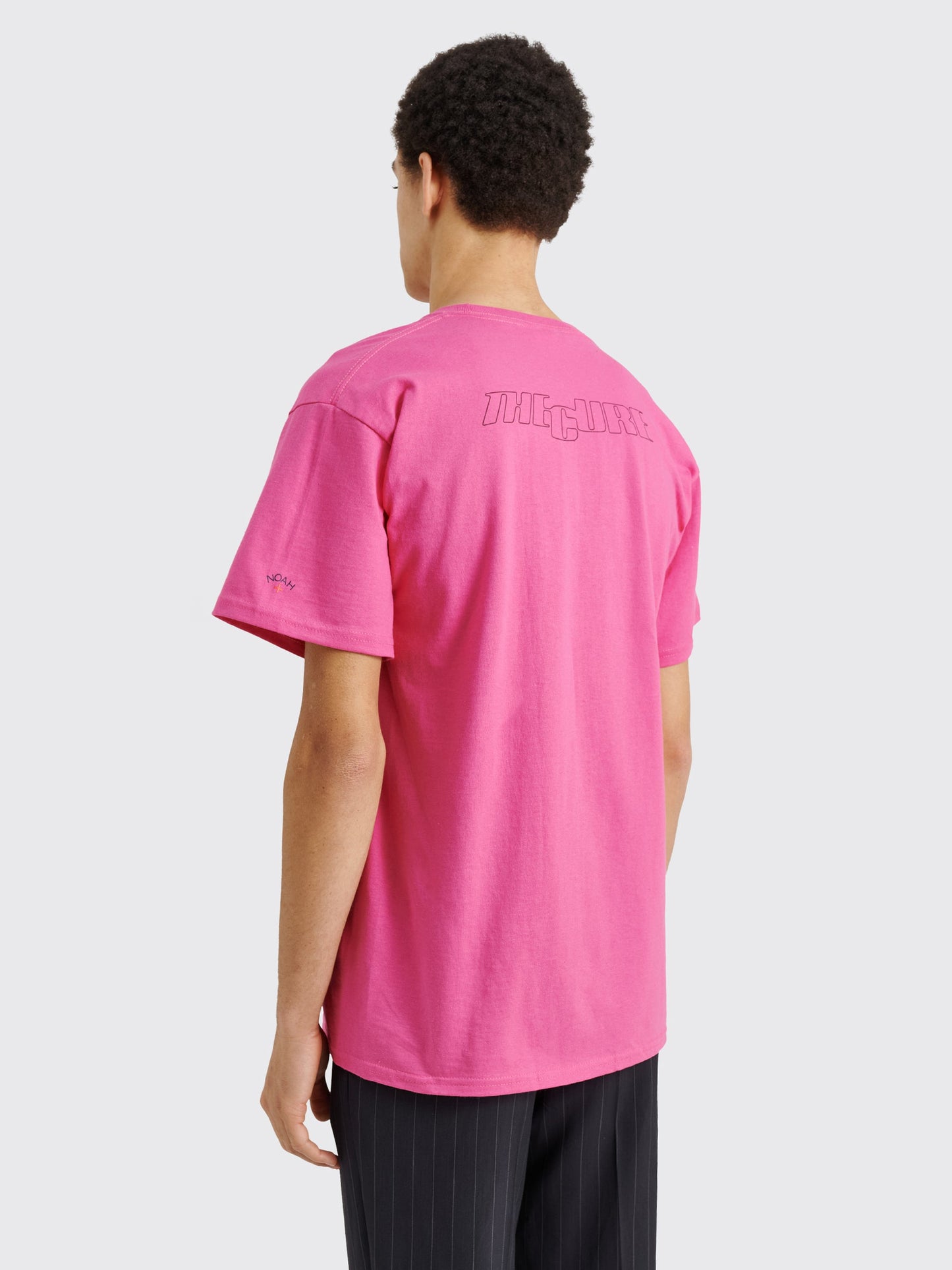 Noah x The Cure Logo Tee Pink
