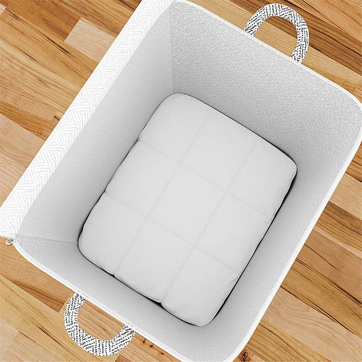 Large-Capacity Clothing Storage Bag with Zippers