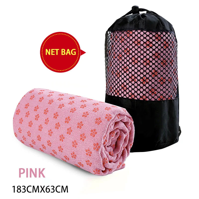 Non-Slip Portable Yoga Towel & Fitness Mat