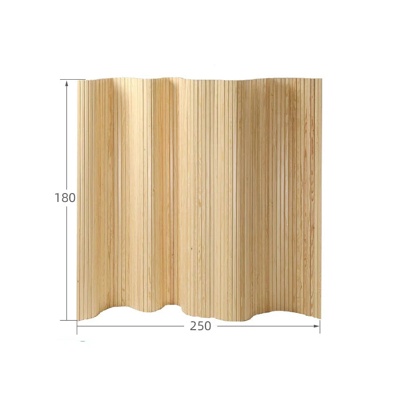 Wooden Folding Room Divider Privacy Screen