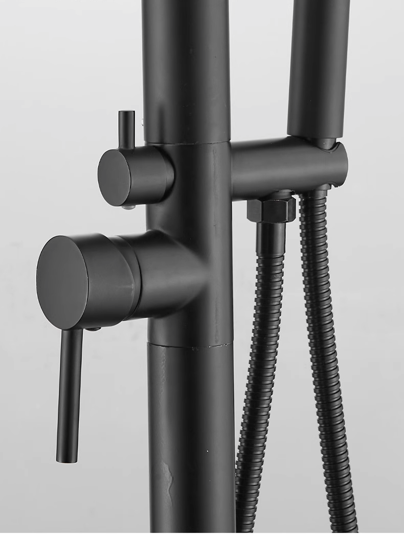 Outdoor Wall-Mounted Shower Column with Hot & Cold Water