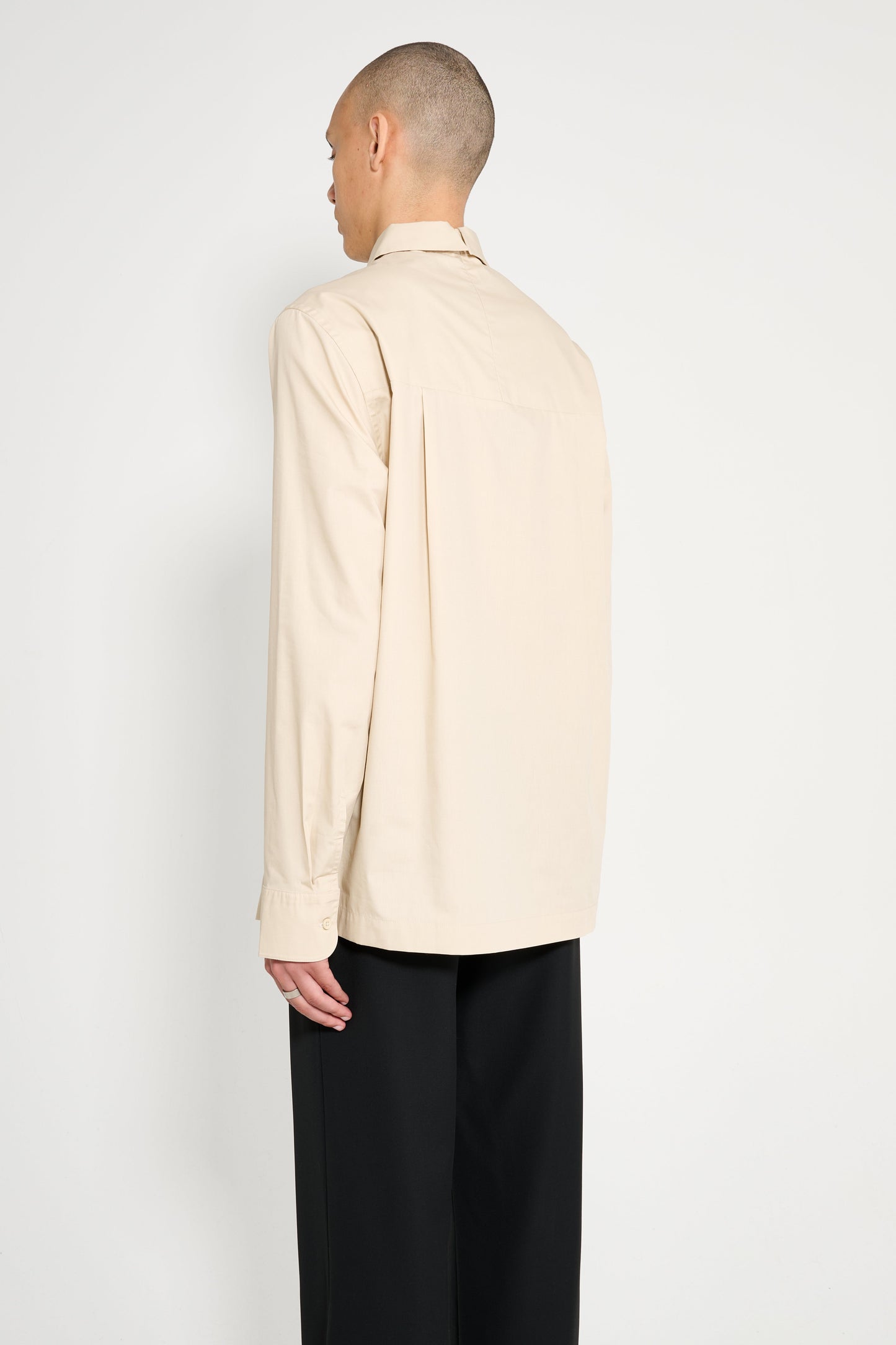 Olly Shinder Vanishing Tie Shirt Beige
