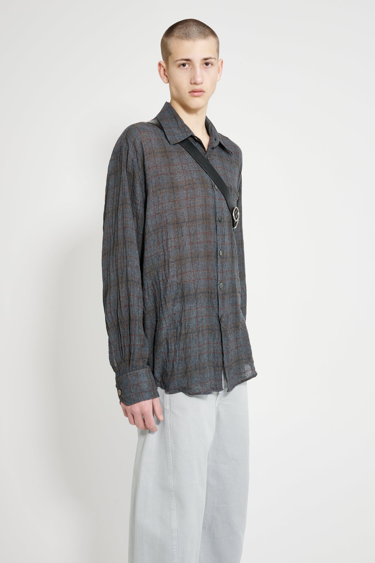 Our Legacy Above Shirt Bazaar Check Breeze Weave
