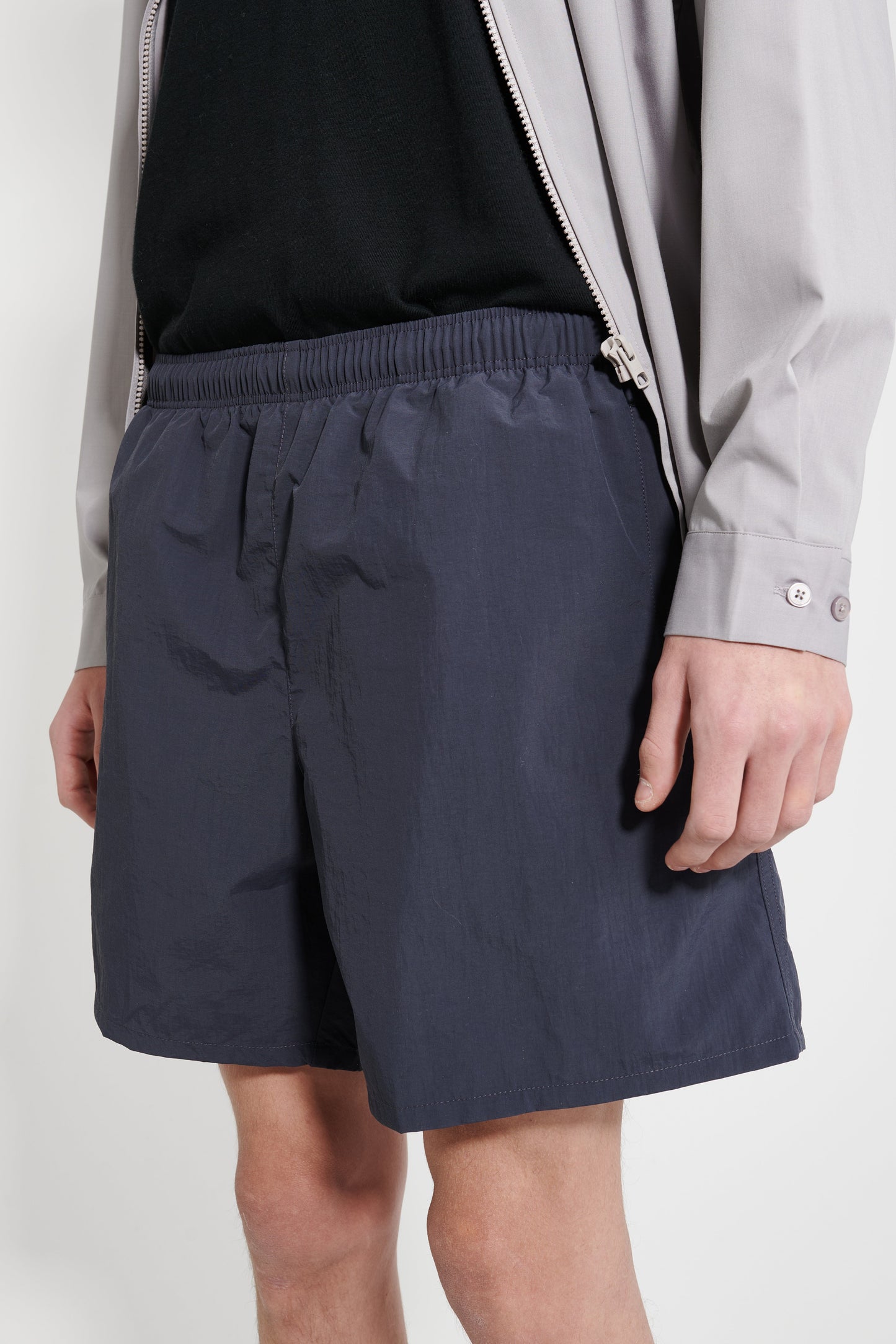 Our Legacy Drape Tech Nylon Trunks Deep Sea Beach