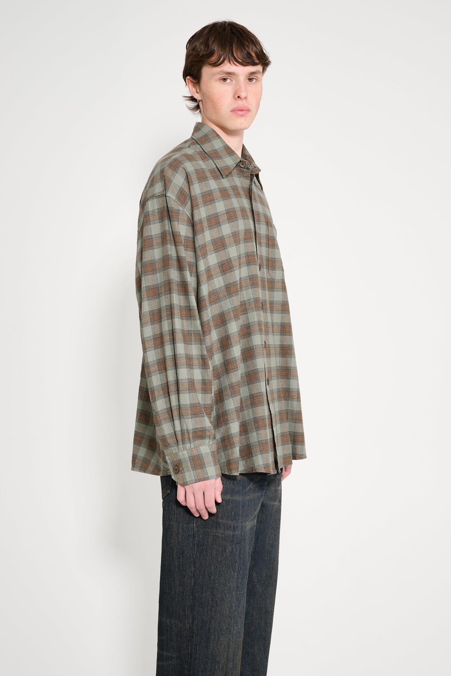 Our Legacy Borrowed Shirt Iowa Flannel Check