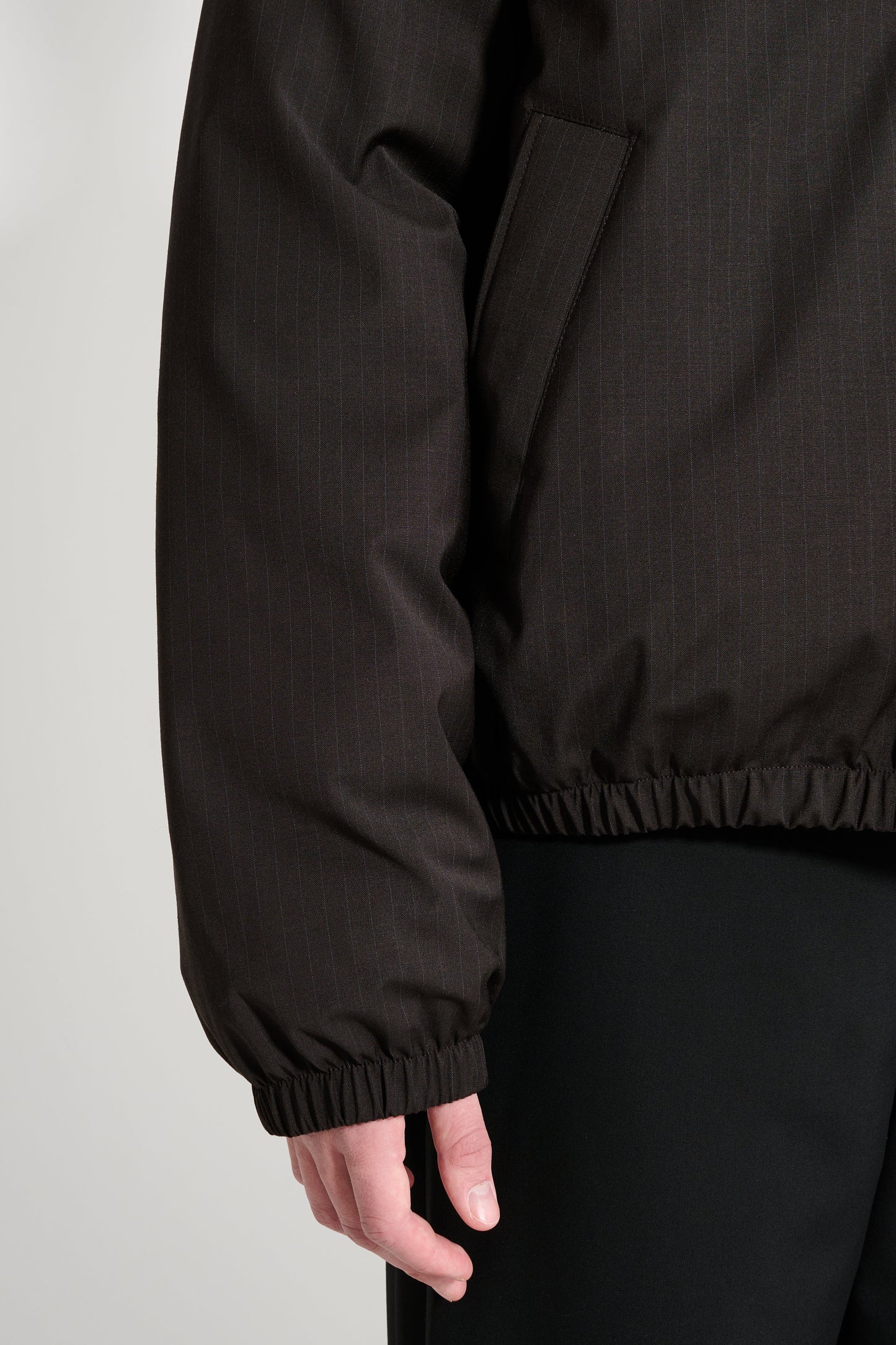 Our Legacy Avenue Puffa Churchill Stripe Membrane Wool