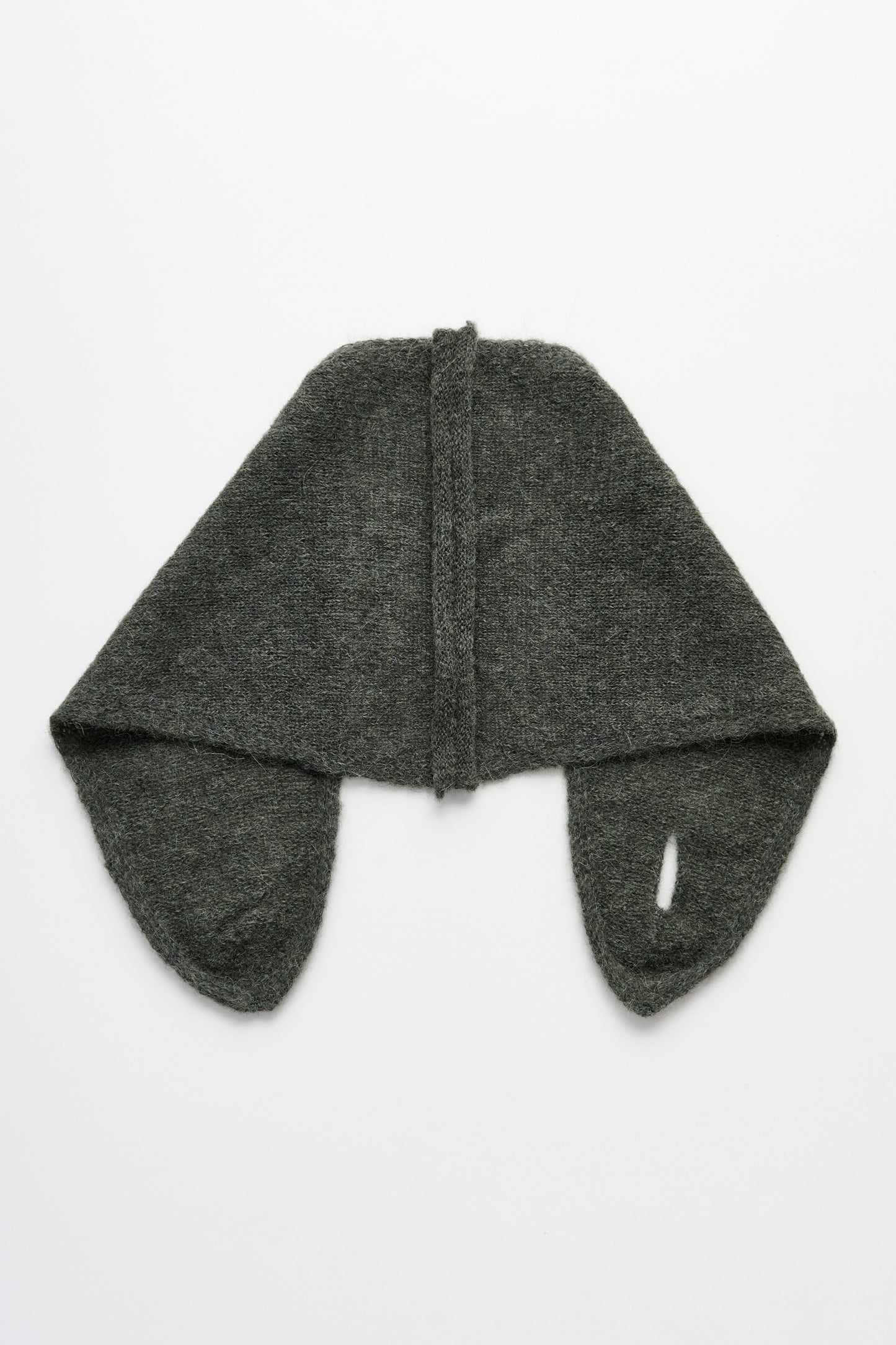 Our Legacy Miniature Scarf Moss Green Fuzzy Alpaca