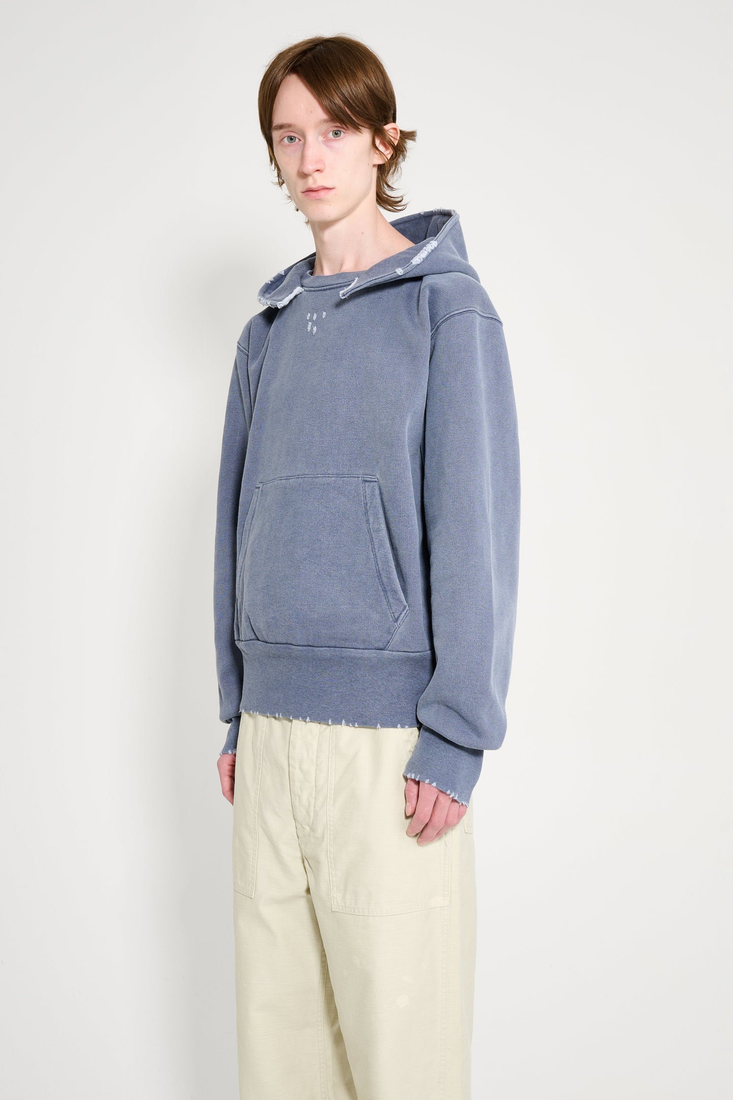 Our Legacy Relic Hoodie Blue 1000 Points Print