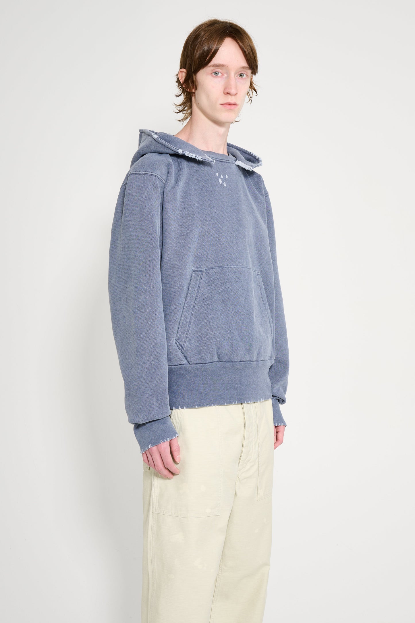 Our Legacy Relic Hoodie Blue 1000 Points Print