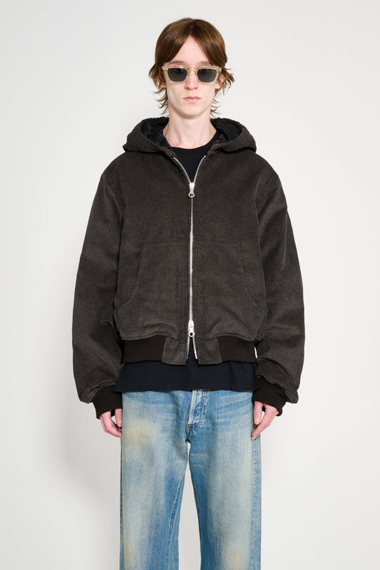 Our Legacy Bank Jacket Dark Brown Twill Cord