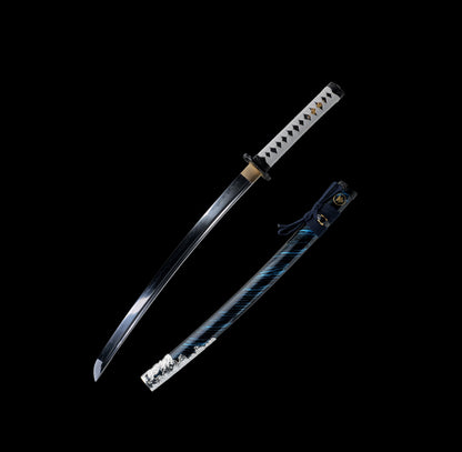 Ghost Of Tsushima - Storm of Clan Sakai Hand Forged Clay Tempered Daisho Set (Katana, Wakizashi and Tanto)