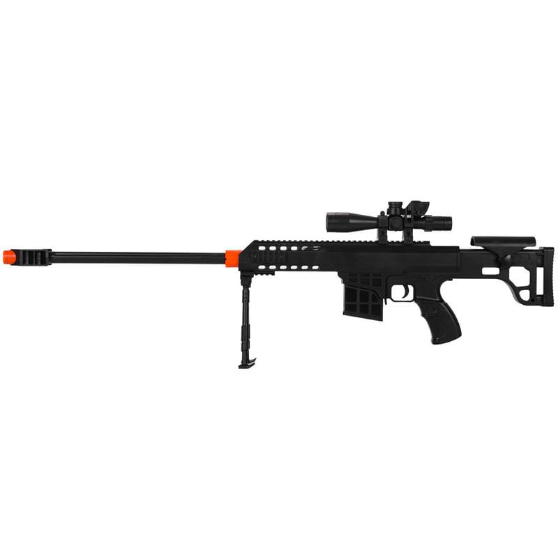 Mini Spring AirSoft Sniper Rifle Gun 250 FPS Laser Scope BiPod 6MM BB - TOPHATTER'S ARMORY DEALS