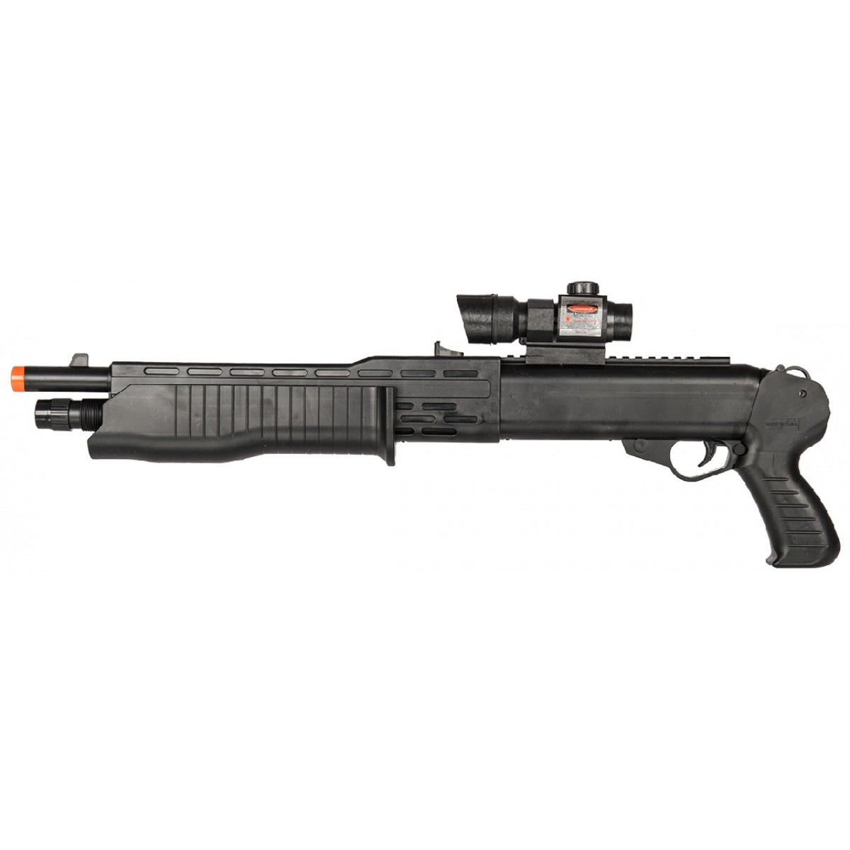 P2302 Pump Action Airsoft Shotgun with Mock Laser Scope