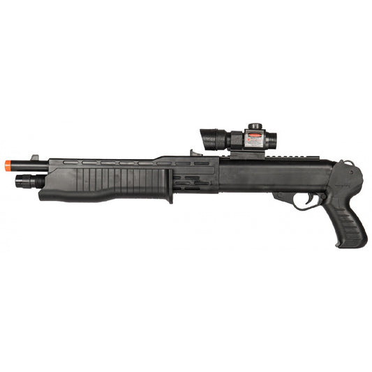 P2302 Pump Action Airsoft Shotgun with Mock Laser Scope