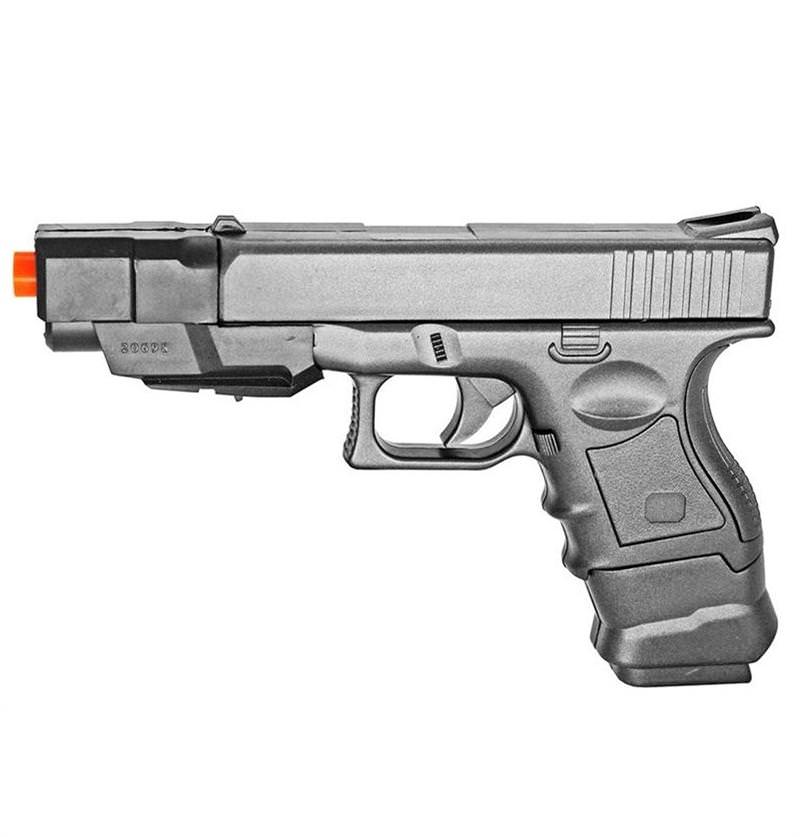 Spring Action FPS-150 Spring Airsoft Pistol with 2 Magazines