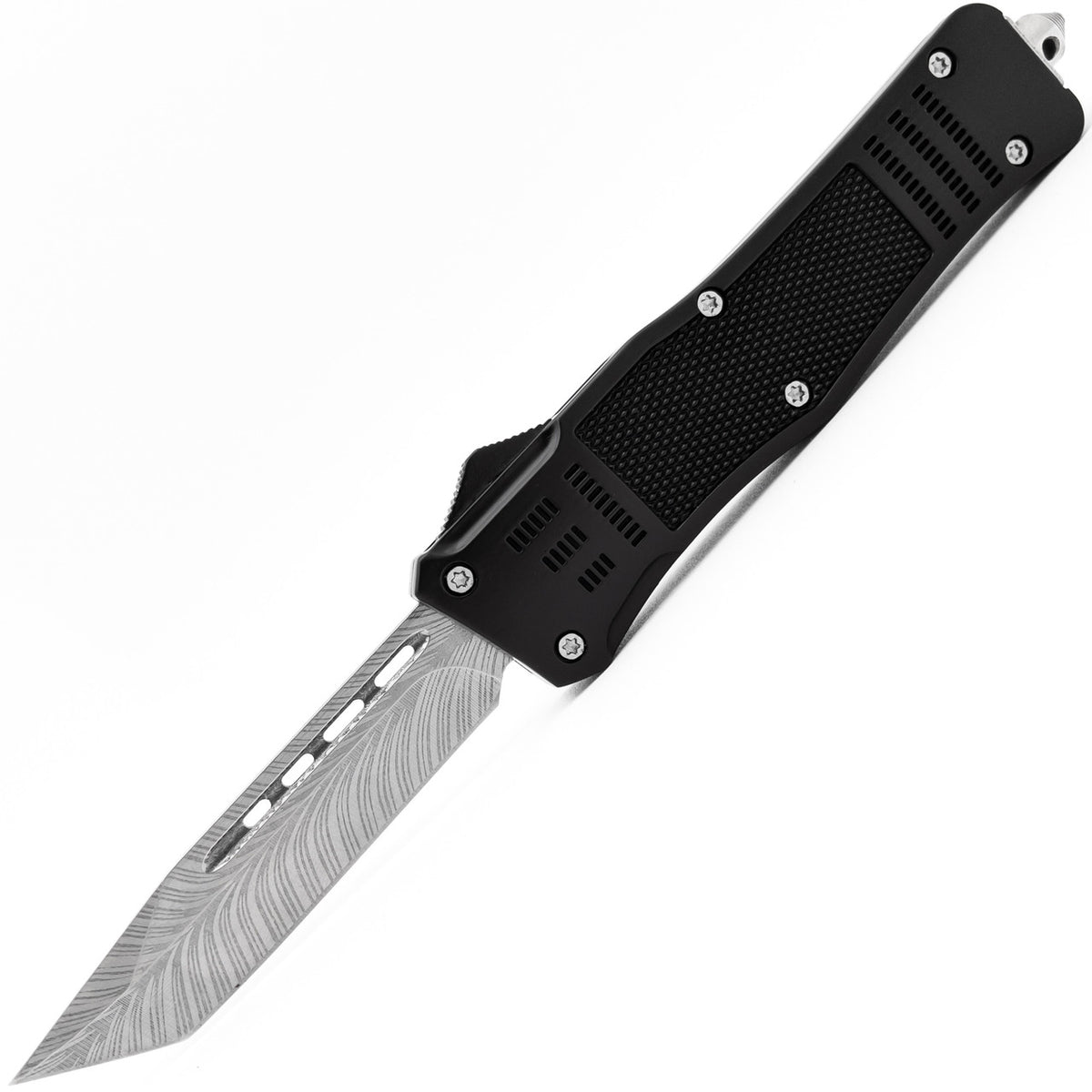9.5" Deluxe Tanto Blade Automatic Dual Action OTF Knife - TOPHATTER'S ARMORY DEALS