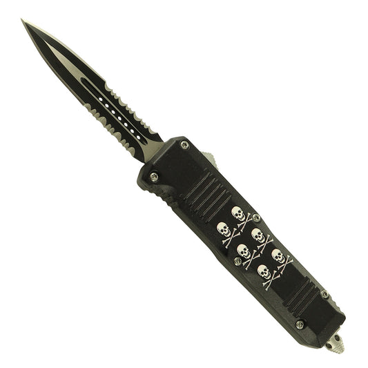 7" Crossbones Automatic Out the Front Knife