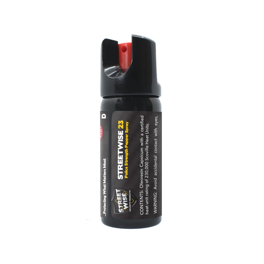 Police Force 23 Stream Pepper Spray 2 oz Twist Lock