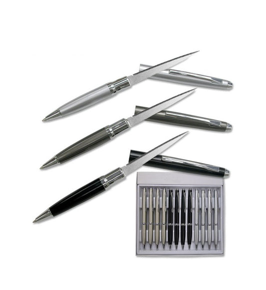 One Dozen Elegant Executive Letter Opener Pen Knife Set