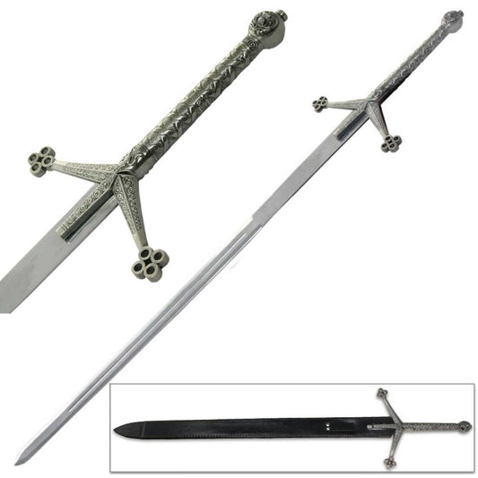 Basket Hilted Two-Handed Highland Claymore Sword