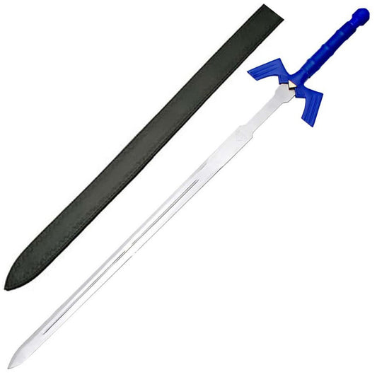 Legend Of Zelda Link's Master Sword Hylian Triforce With Sheath