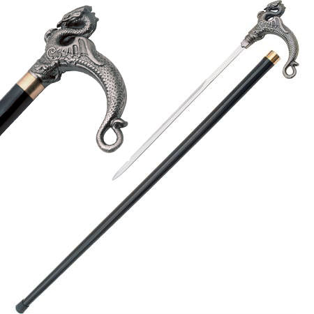Dragon Head Sword Cane