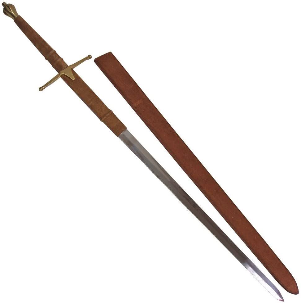 William Wallace Braveheart Medieval Scottish Claymore Brass Sword