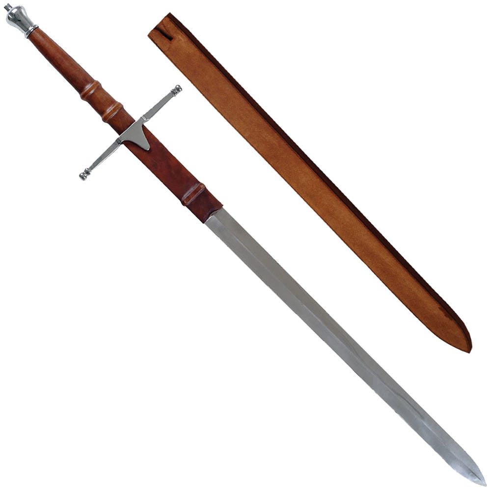 Silver William Wallace Braveheart Medieval Scottish Claymore Sword
