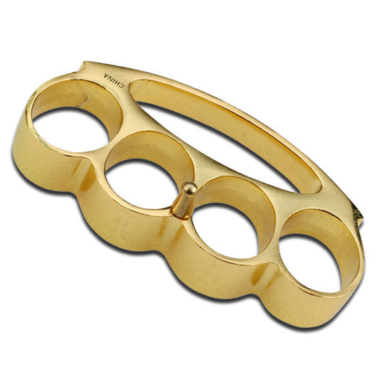 Chubby Chunk Paperweight Gold Belt Knuckle Buckle