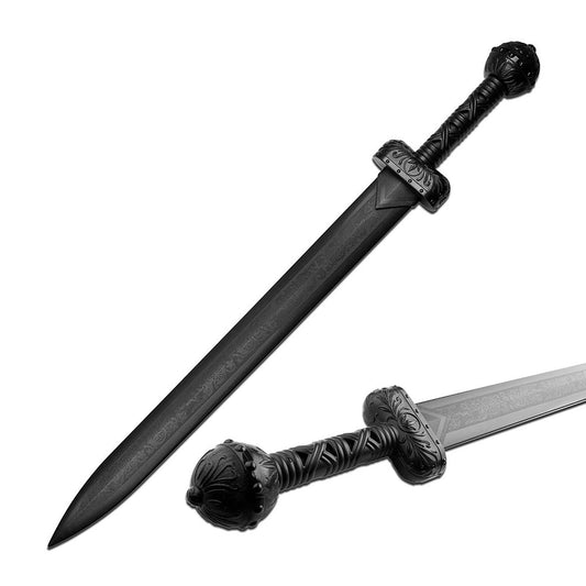 Black Polypropylene Martial Art Training Roman Centurion Sword 32.5 Inch