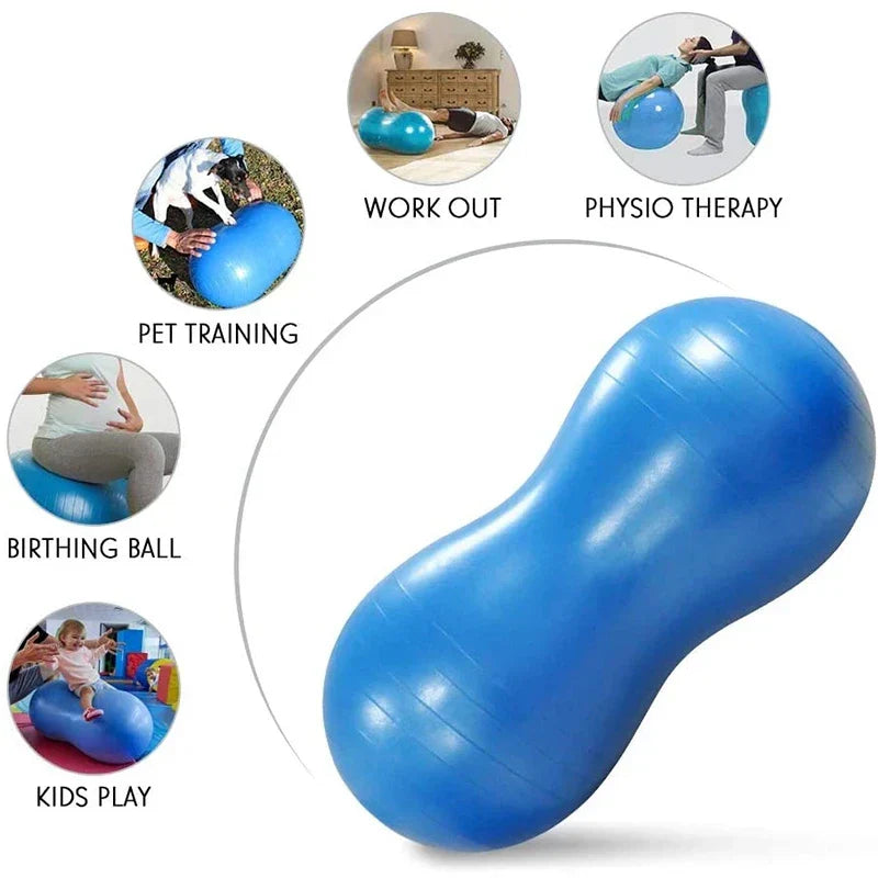 Peanut Ball Yoga Exercise Ball for Balance Training