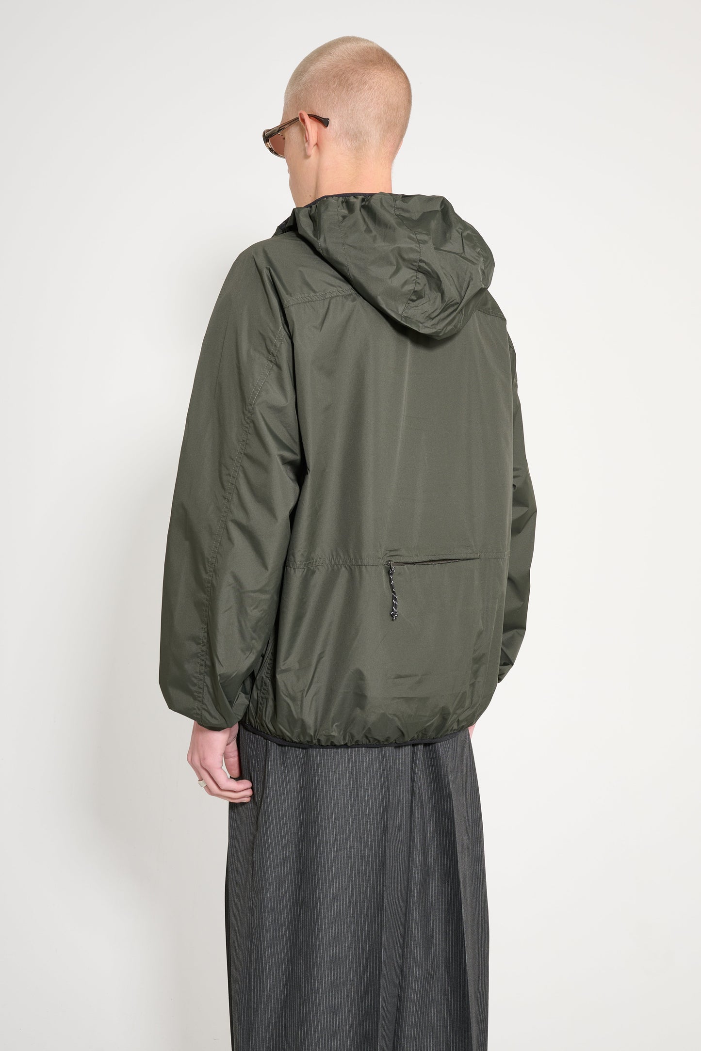 Polar Skate Co. Packable Anorak Jacket Dirty Black