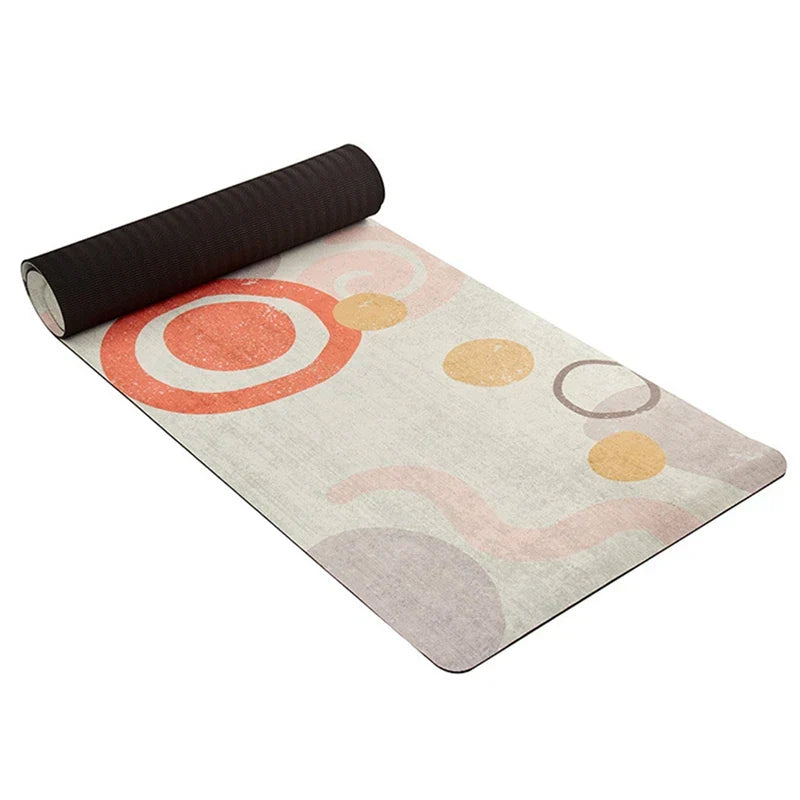 Portable Anti-Skid Suede Pilates Yoga Mat