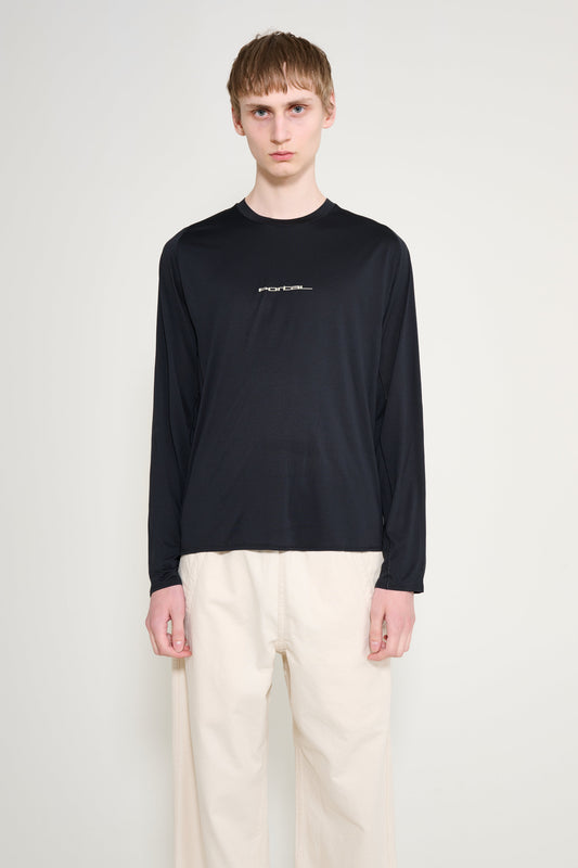Portal Lateral Peak LS T-shirt Black Beauty