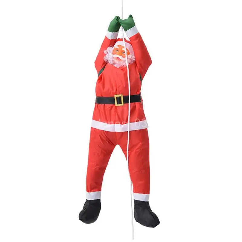 Christmas Santa Pendant Ladder Rope Climbing Santa