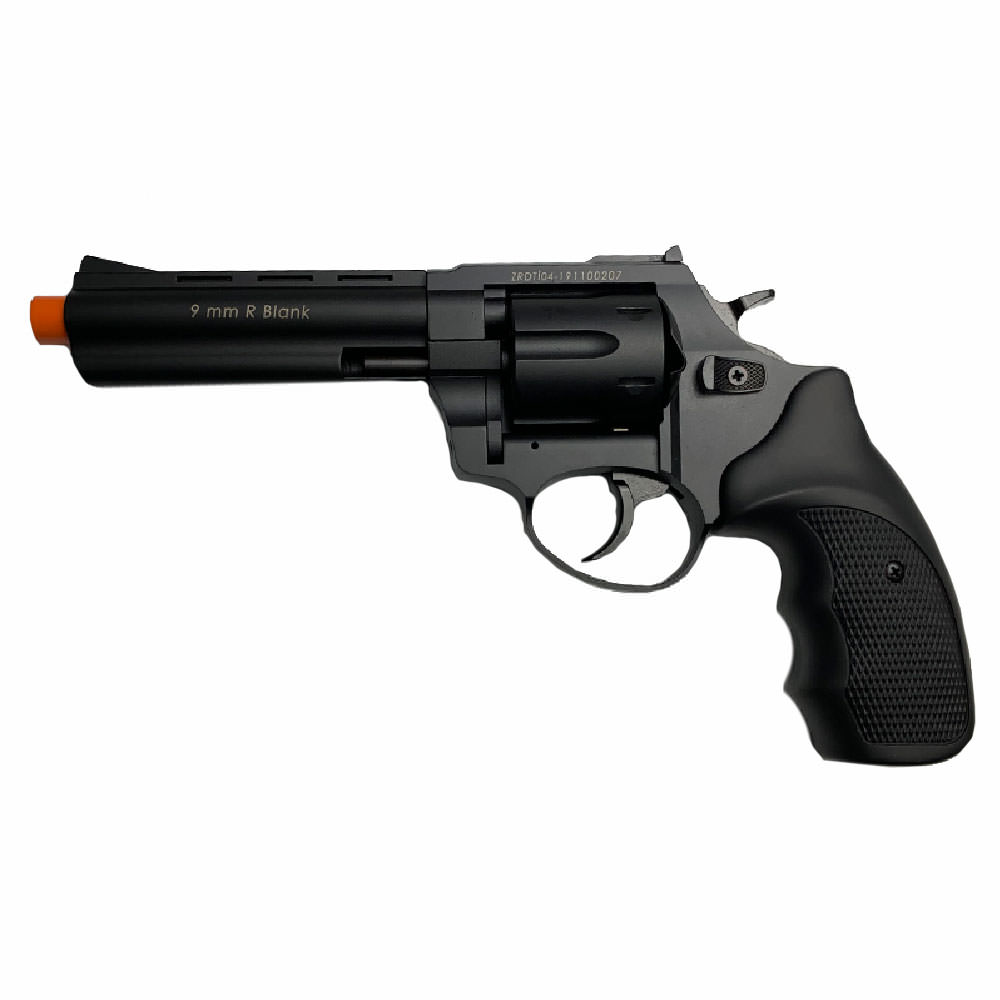 Zoraki R1 4.5" Barrel - Front Firing Blank Gun Revolver Black Finish - TOPHATTER'S ARMORY DEALS