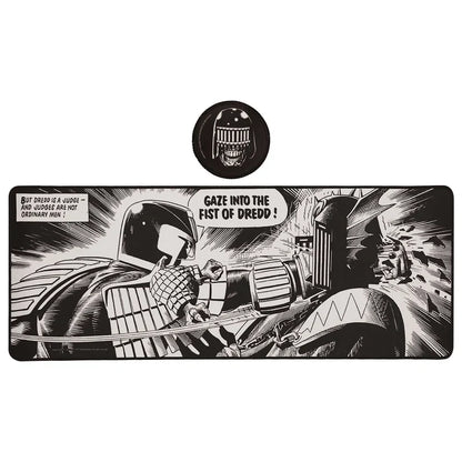 2000 AD Judge Dredd XL Desk Pad and Coaster Set