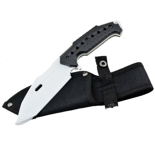 9" Tactical Combat Tanto Hunting Knife Military Fixed Blade