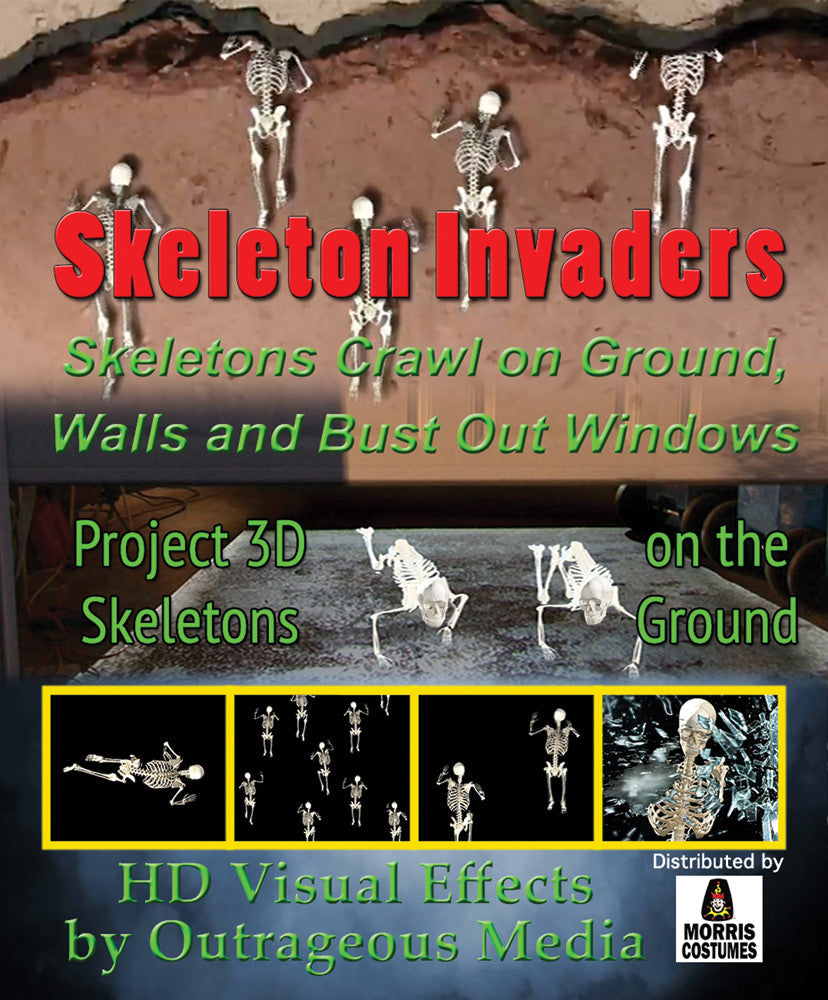 Skeleton Invaders Digital Decor