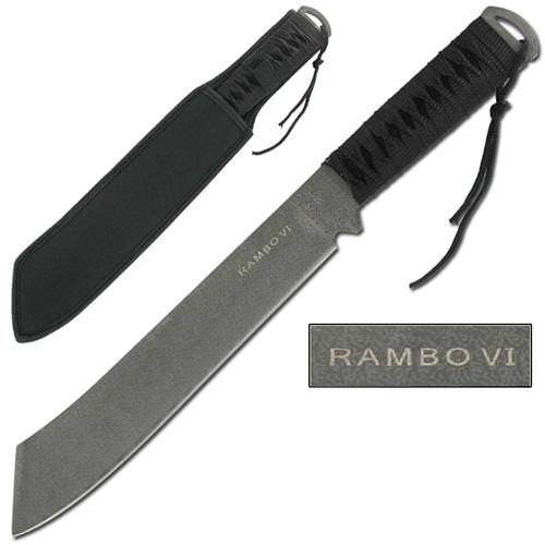 Rambo IV Hunting Knife Machete - TOPHATTER'S ARMORY DEALS