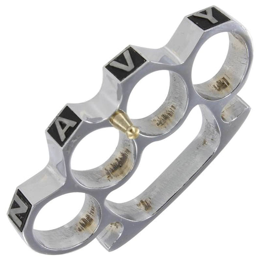 Rampage Navy Yard Knuckle Buckle Silver