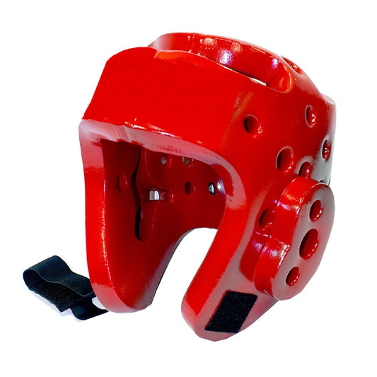 Martial Arts Protective Head Gear Red - Sparring Karate Taekwondo Size Small