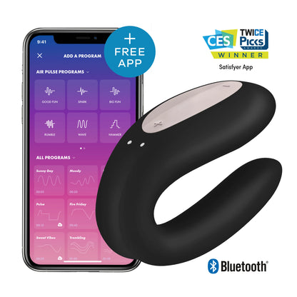 Satisfyer Double Joy – App-Enabled Remote-Controlled Couples Vibrator