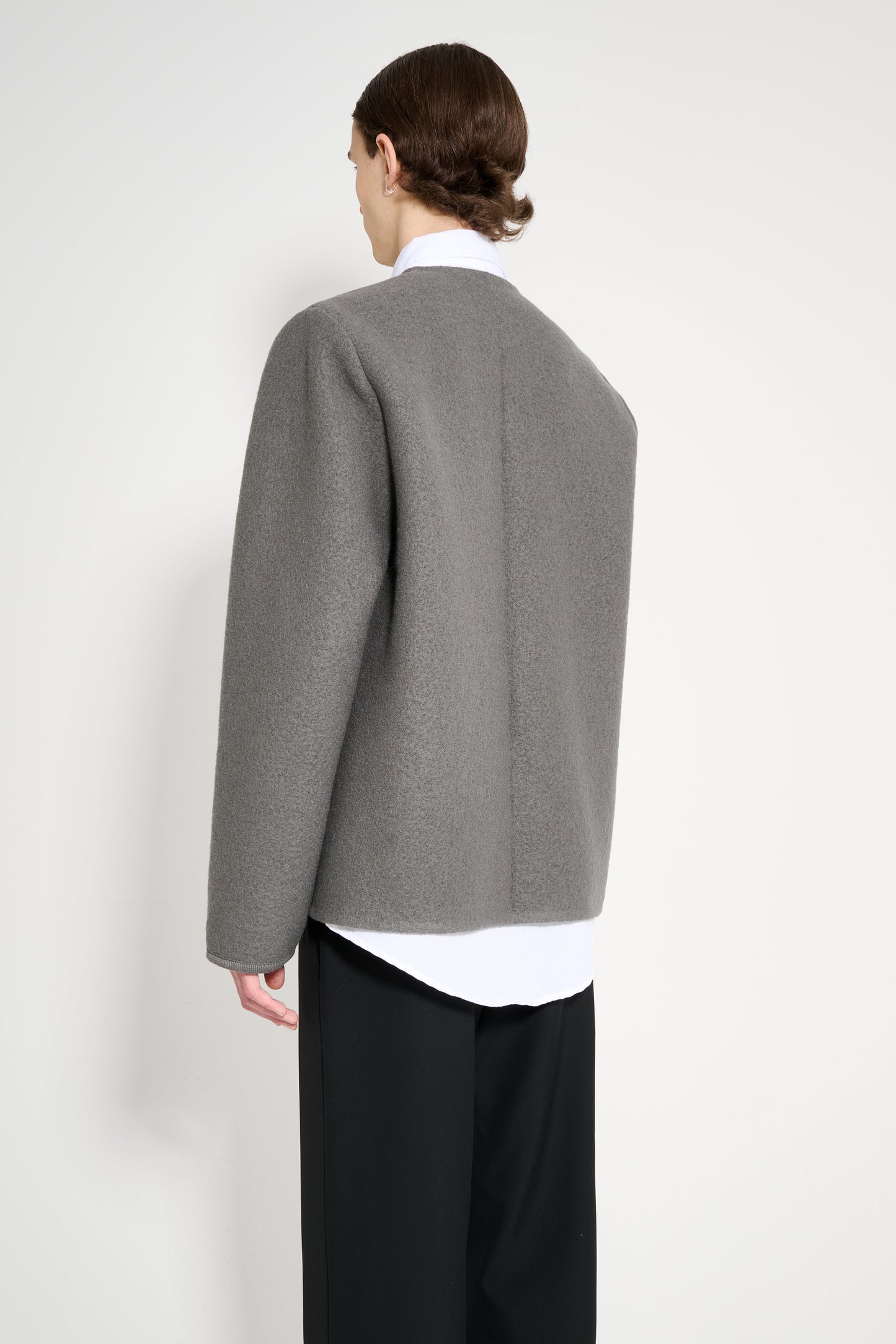RIER Walker Cardigan Argile Felted
