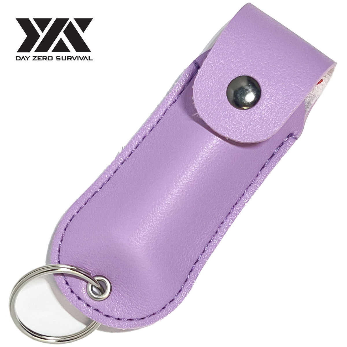 DZS Defense Pepper Spray, Max Strength OC - Purple Premium Leather Case - TOPHATTER'S ARMORY DEALS